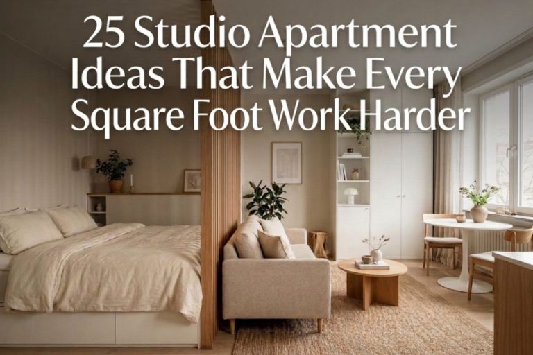 25 Studio Apartment Ideas That Make Every Square Foot Work Harder