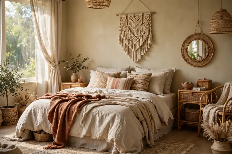Boho Bedroom Ideas: 16 Layered Looks Built Around the Bed